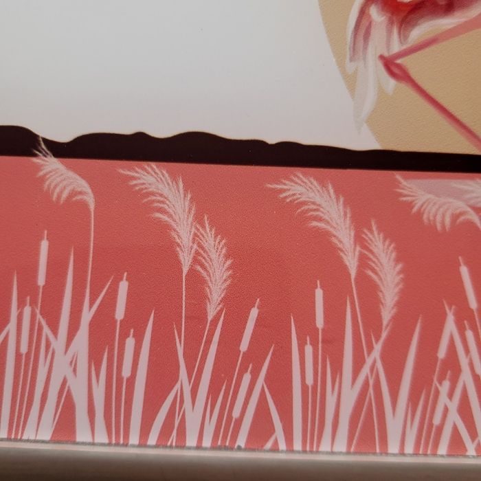Dessous de plat en verre avec des flamants roses Efya en excellent état - photo numéro 8