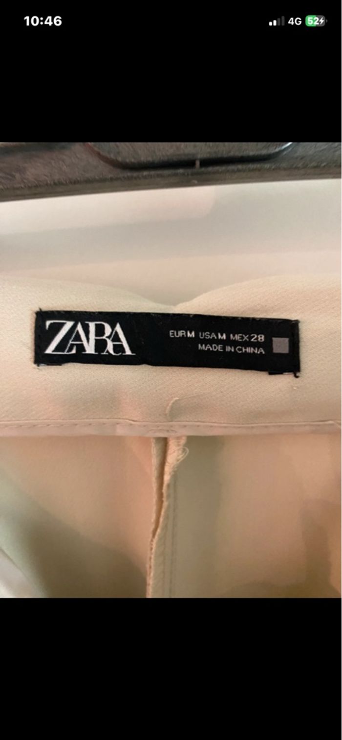 Pantalon tailleur femme beige - photo numéro 2