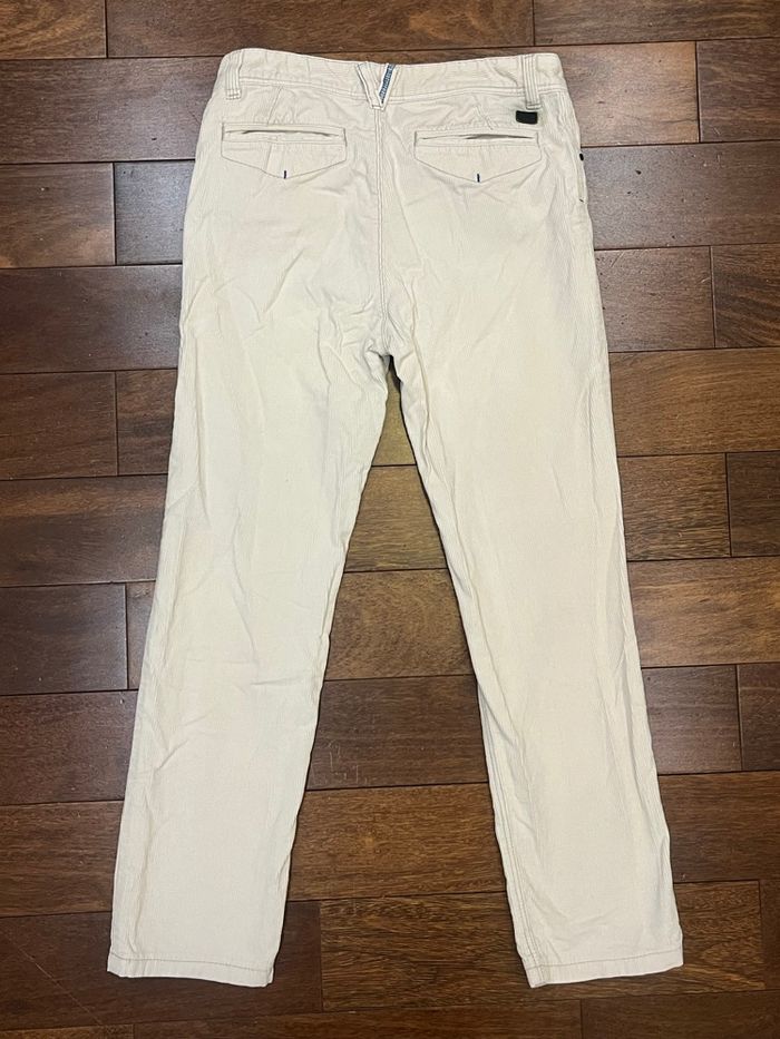 Jean beige crème en velours hugo boss taille 16 ans - photo numéro 4