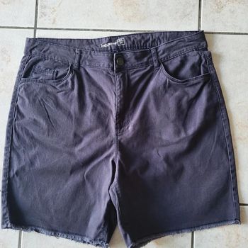 In Extenso- Short coton bleu T 44