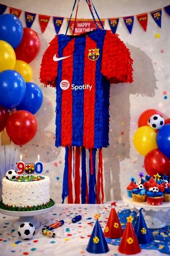 Pinata foot fc barcelone 