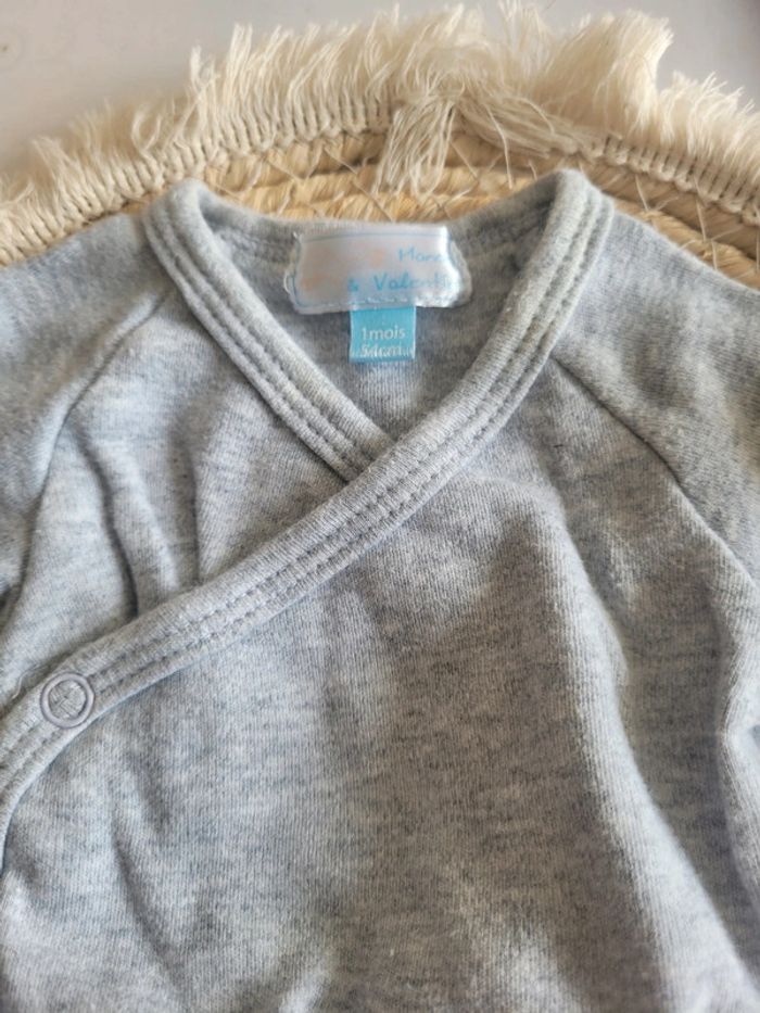 Lot 4 bodys taille 1 mois manches courtes et manches longues - photo numéro 5