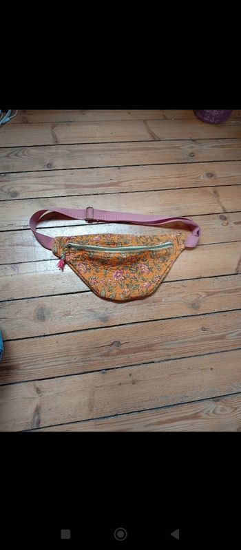 Sac banane tissus indien