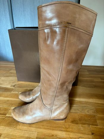 Bottes cuir Chloe
