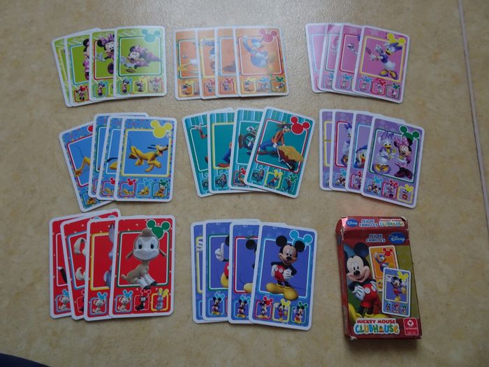 Jeu de 8 familles Mickey Disney - photo numéro 2