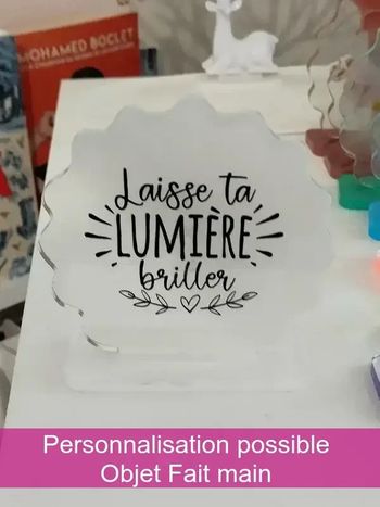 idée cadeau ornement bureau coiffeuse couvre tasse en résine abr015