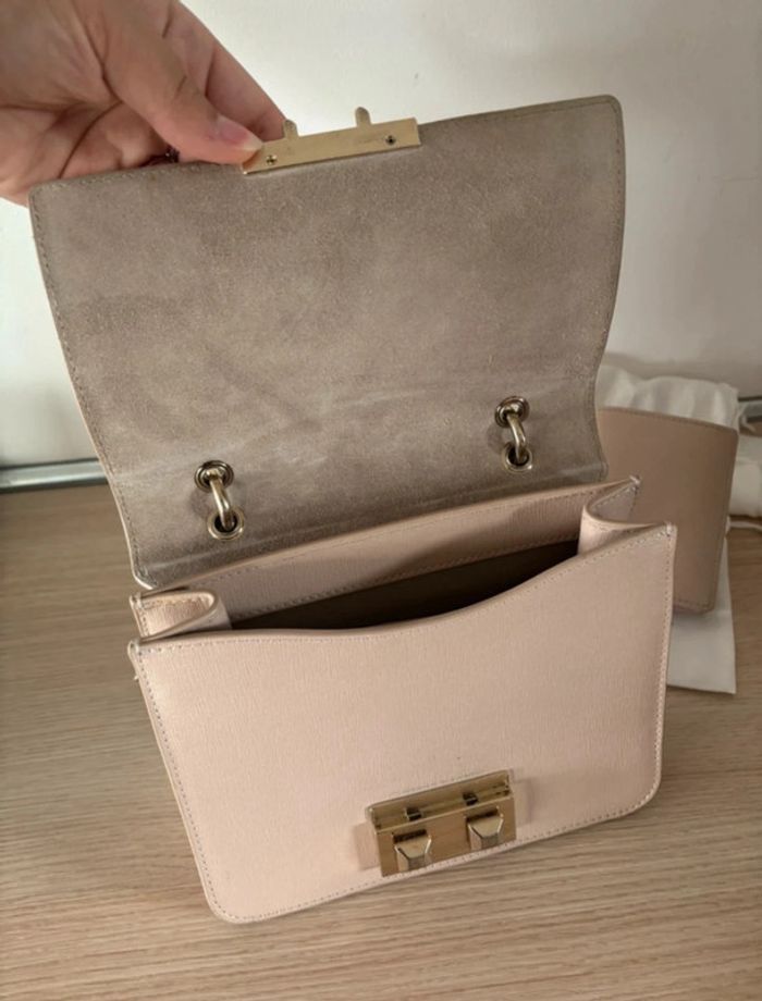 Ensemble sac à main bandoulière et porte monnaie Furla nude - photo numéro 10