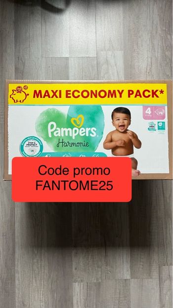 Pampers harmonie taille 4