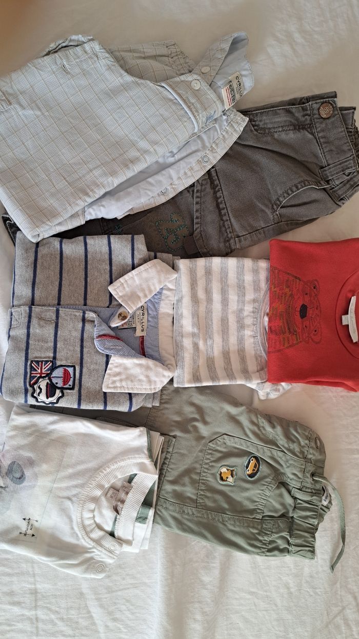 Lot de 7 articles garçon  12 mois