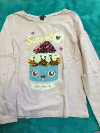 tee shirt teeshirt kiabi 8 ans tbe  manches longues