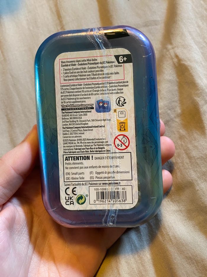 Mini Tin Pokémon EV8.5 évolutions prismatiques Phyllali - photo numéro 2