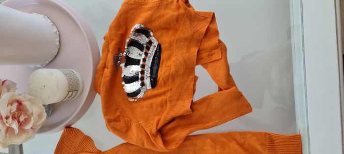 tres jolie ensemble robe et gilet taille 3 / 4 ans - photo numéro 2