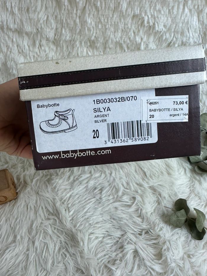 Paire de babies coloris argenté Babybotte taille 20 - photo numéro 6