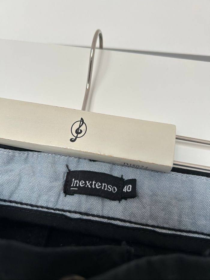 Pantalon chino noir homme taille 40 in extenso - photo numéro 2