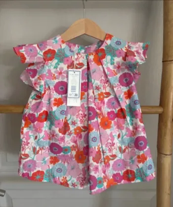 Jacadi Blouse Liberty 36M - Neuve avec étiquette