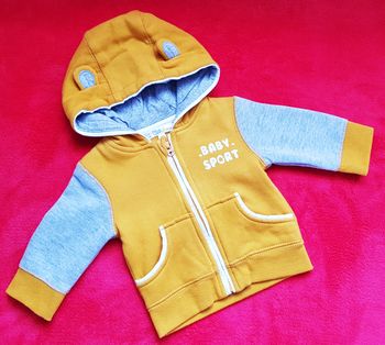 💙 Gilet zippé à capuche - Kiabi - 3 mois 💙