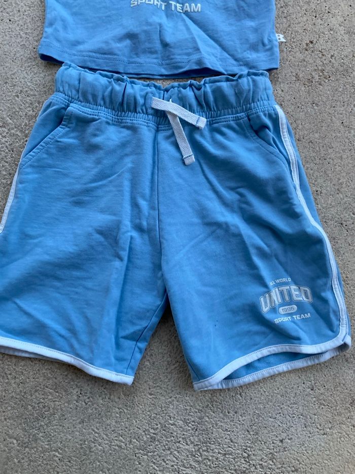 Ensemble okaidi bleu et blanc - photo numéro 3