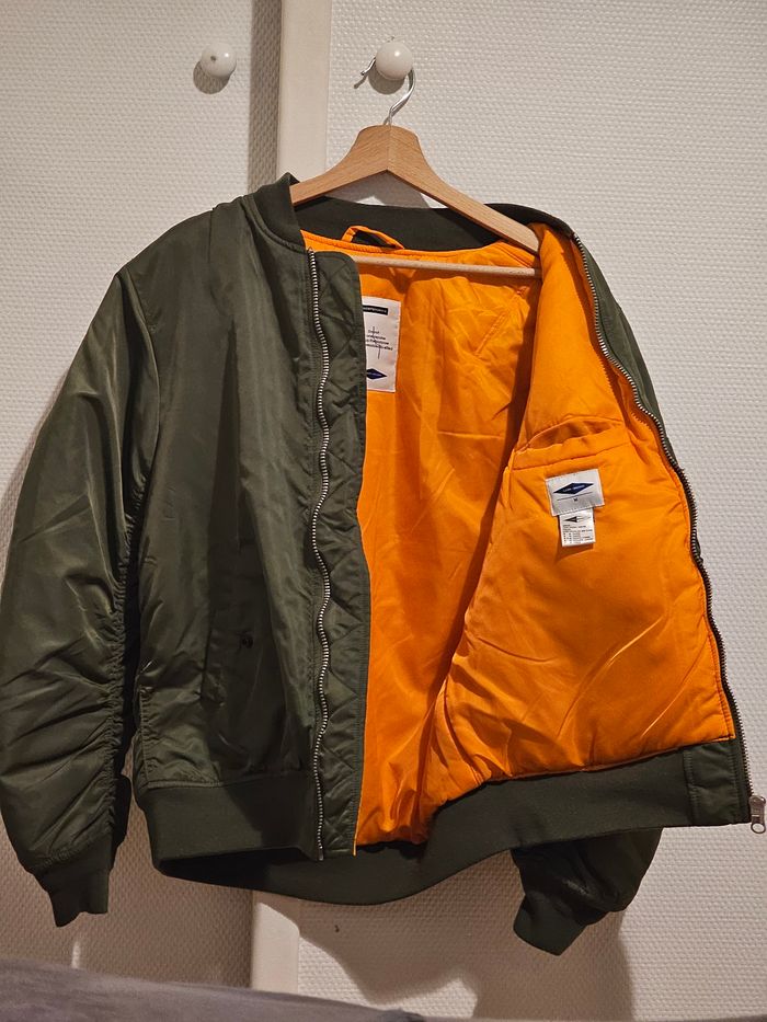 Veste Bomber vert olive - photo numéro 3