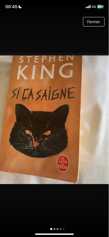 Si ça saigne Stephen King 