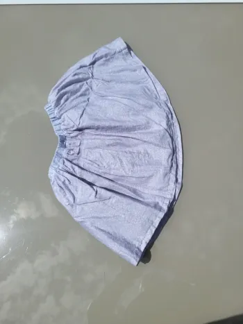 Jupe bleu réversible gris 8 ans