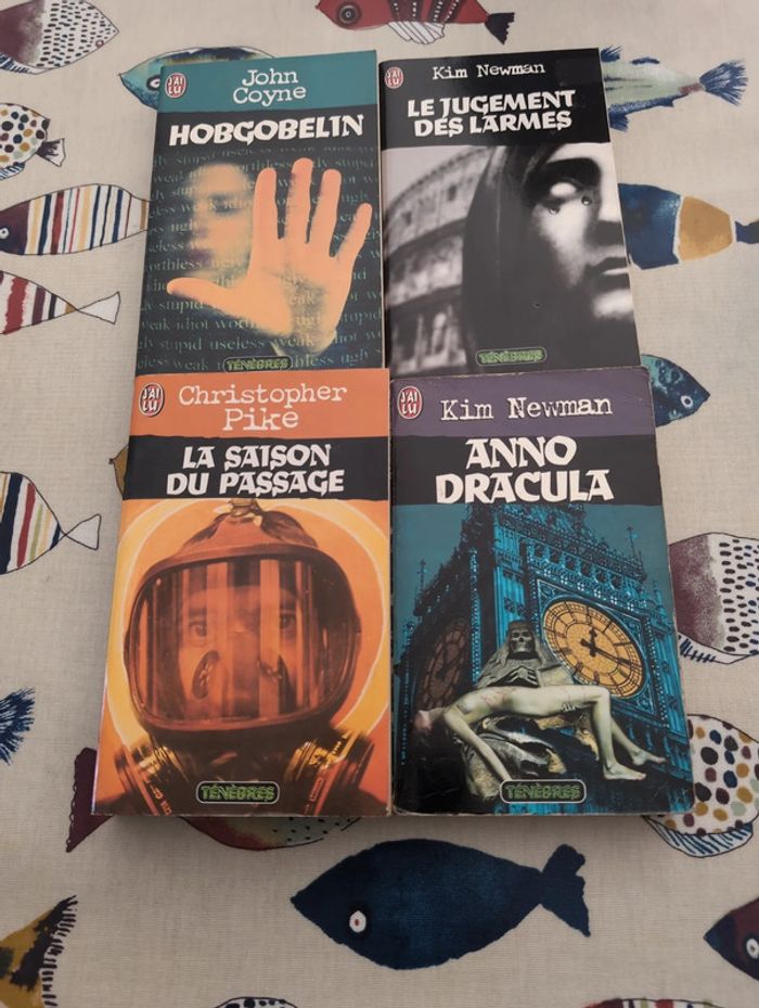 Lot livres "J'ai lu" collection ténèbres