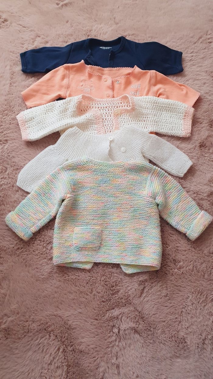 Lot vestes / gilets laine et légères - photo numéro 7