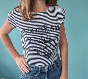 Tee-shirt original à rayures Vintage taille 36