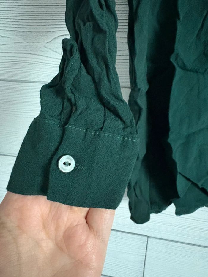 Blouse verte foncé - Bershka - photo numéro 3