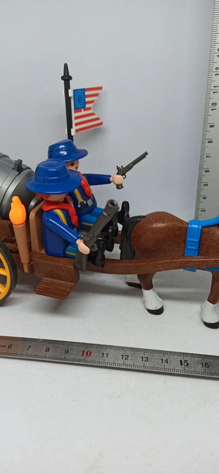 Convoi de nordistes avec canon playmobil - photo numéro 3