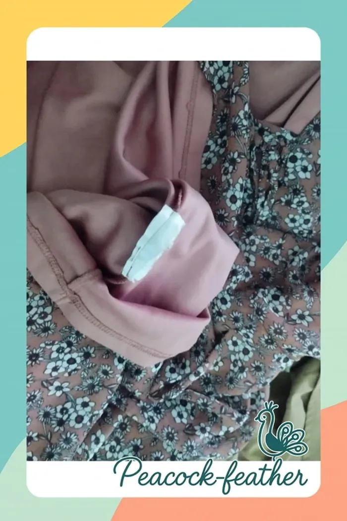 Robe rose camaïeu fleurie 42 - photo numéro 10