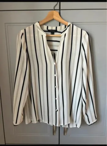 Blouse chemise à rayures