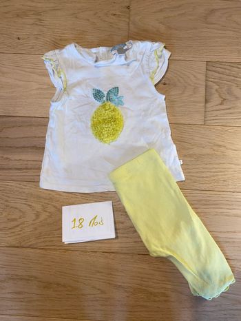 Ensemble citron 18 23 mois