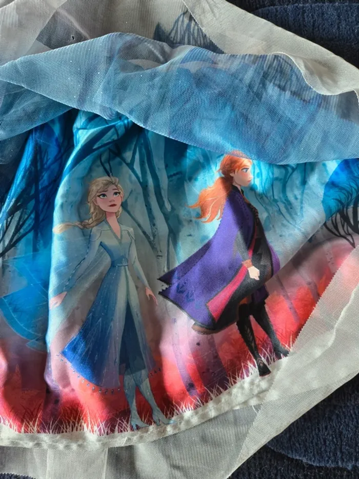 Jupe tulle paillettes Reine des Neiges Frozen 6 ans 116 cm - photo numéro 2