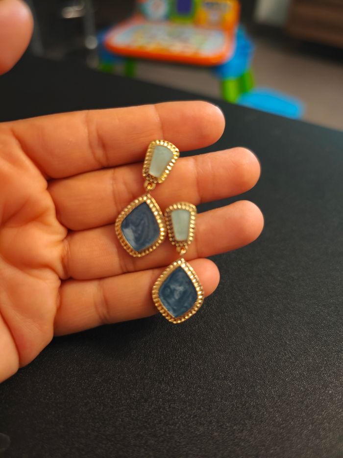 Boucle d'oreille en acier inoxydable