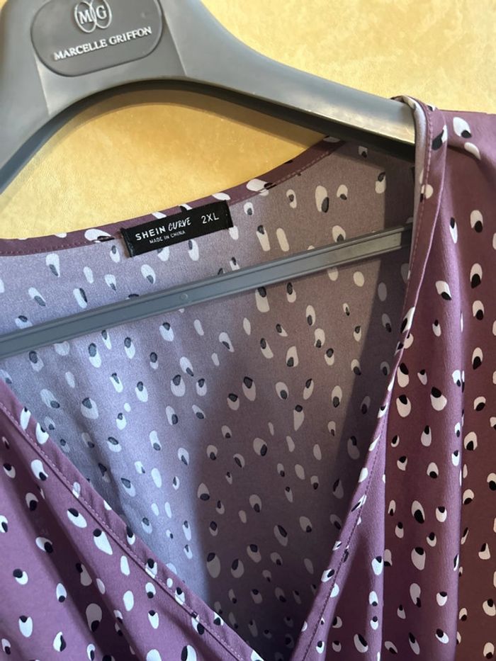 Robe en porte feuille , SHEIN 2xl 46/48 - photo numéro 2