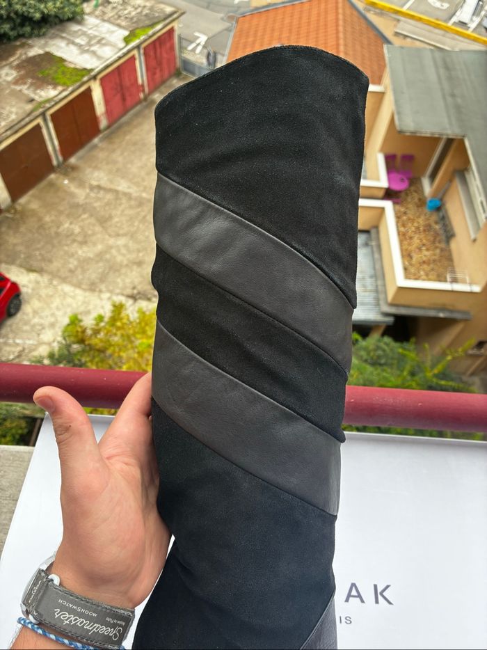 Bottes Noires Jonak à Talons Hauts - Biaggio - photo numéro 6