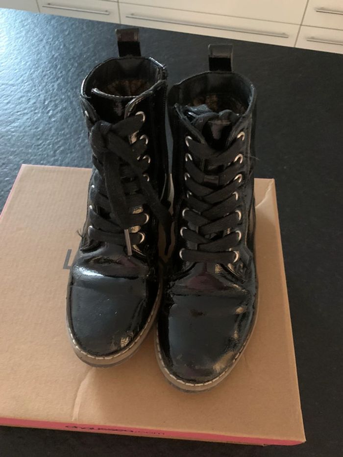 Bottines vernis noir - photo numéro 3
