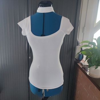 T-shirt blanc Amisu taille S 36
