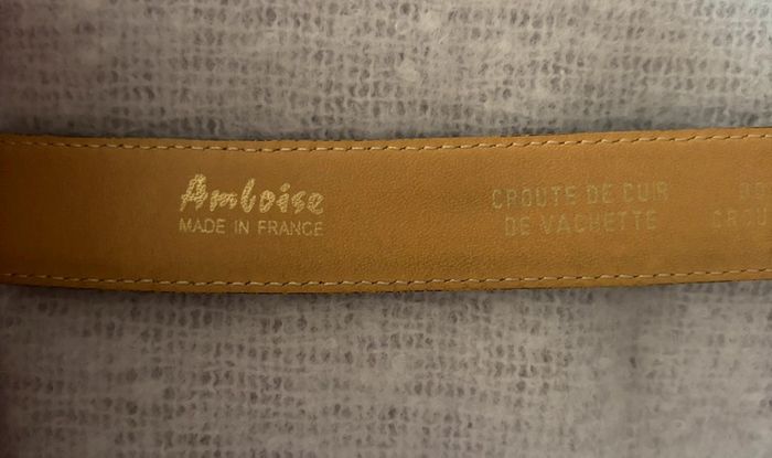 Ceinture en cuir Amboise - photo numéro 7