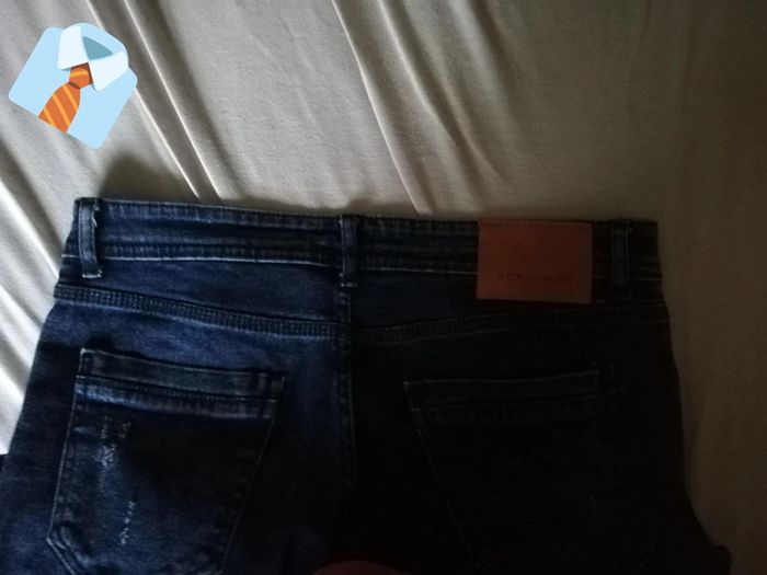 Jean Bleu Marine Burberry – Taille 35 - photo numéro 3