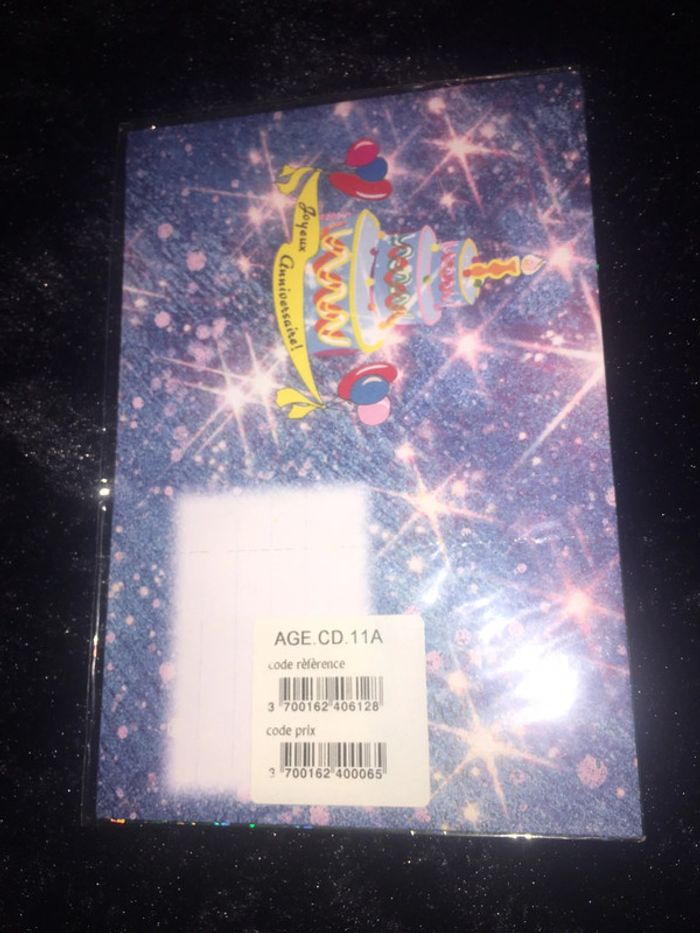 Carte d’anniversaire 11 ans avec enveloppe - photo numéro 2
