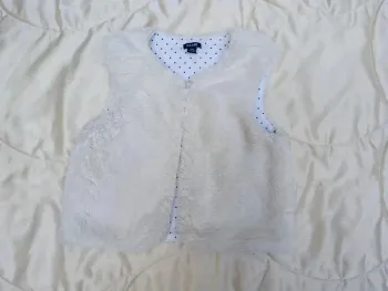 Veste sans manches blanche polaire 3 ans Kiabi