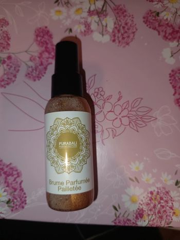 Brume parfumée pailletée purabali