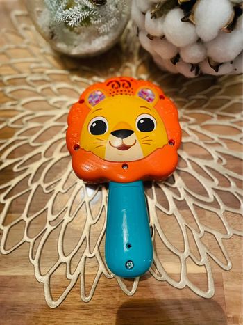 Hochet miroir Lumi lion