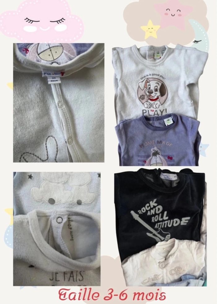 Lot de 11 pyjamas 3 mois - photo numéro 8