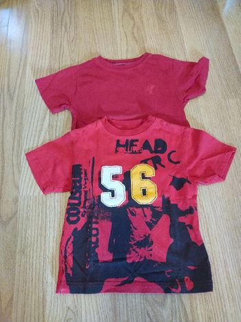 T-shirt rouge 1déco 1 floqué Okaïdi