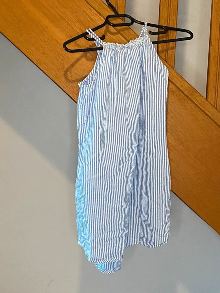 robes bretelles rayures 134 cm - photo numéro 3