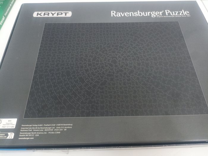 Puzzle Ravensburger KRYPT (736 pièces – Ultra difficile) - photo numéro 2