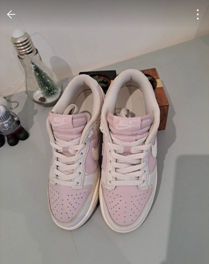Nike Dunk Low grise violet - photo numéro 2
