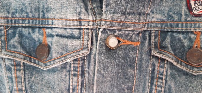 Veste en jean taille 32 (150 cm) mixte - photo numéro 3